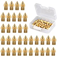 JEZOMONY Boquillas de Impresora 3D- Boquillas de Extrusora para MK8 0.2 mm- 0.3 mm- 0.4 mm- 0.5 mm- 0.6 mm- 0.8 mm- 1.0…